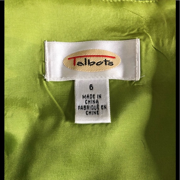 Talbots Embroidery palm Dress size 6 - Picture 7 of 8